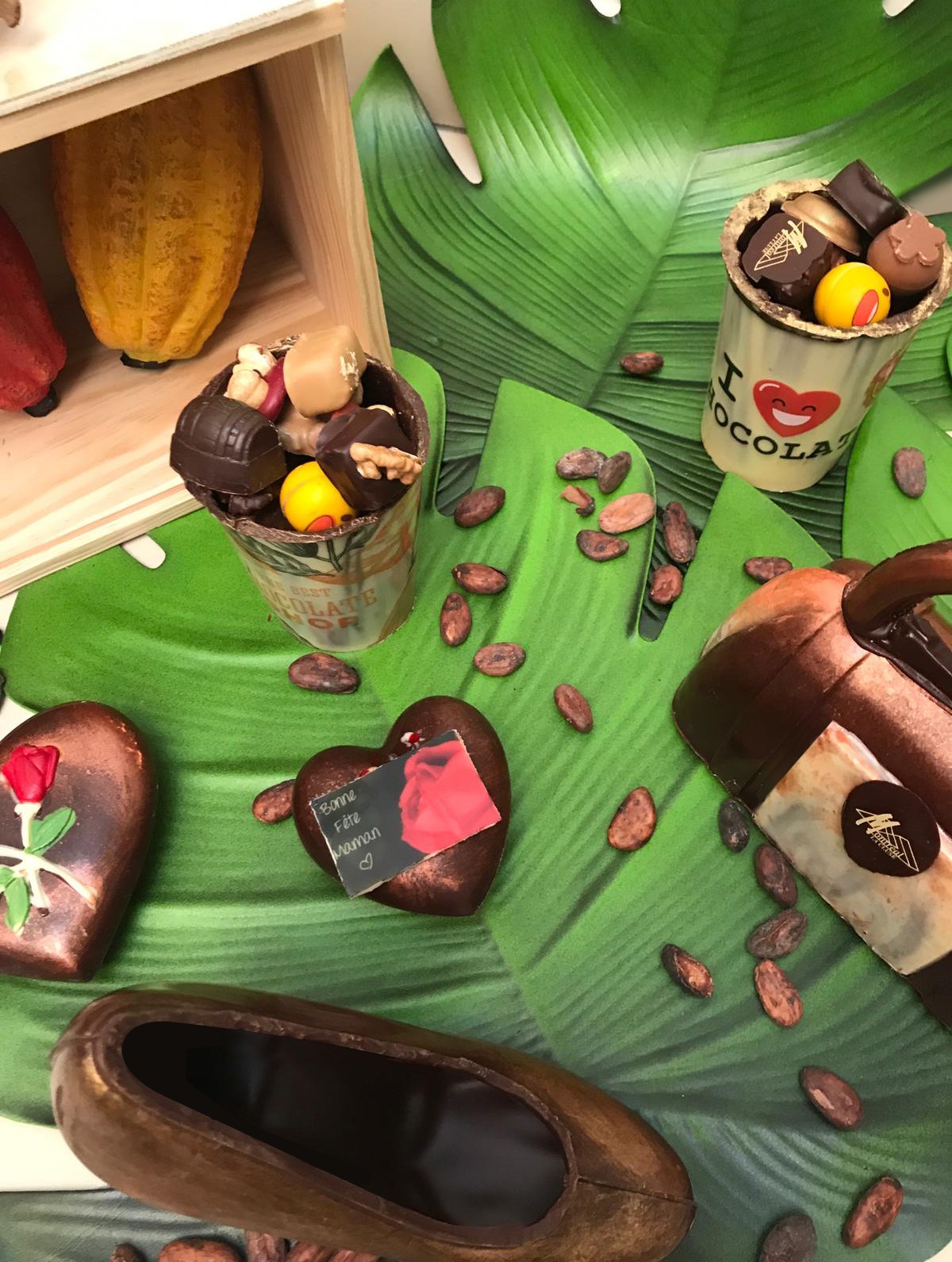 Pâte de chocolat et moulages Debruyère
